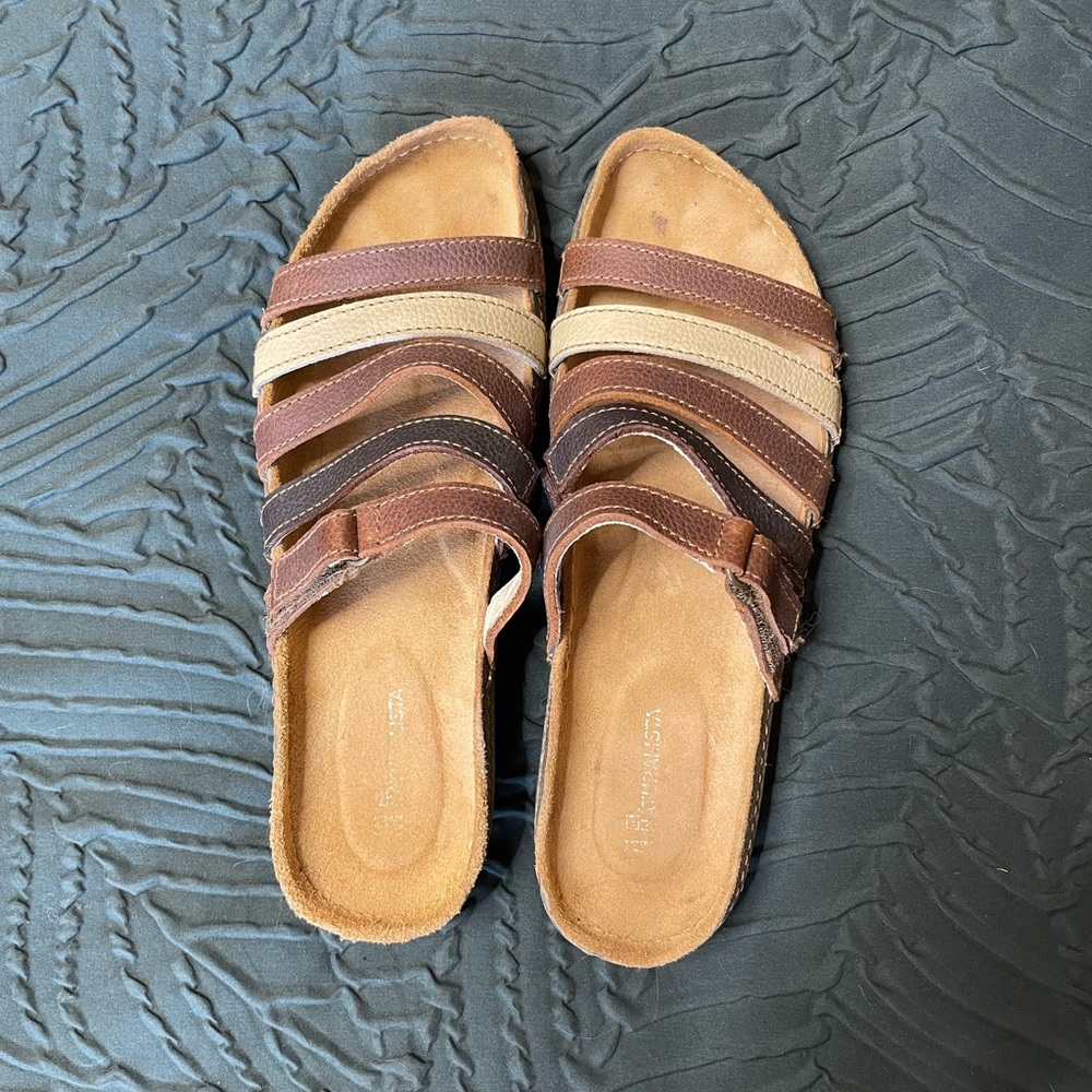 El Naturalista Women's N327 Torcal Slide Sandal, Sz 8US/ 38